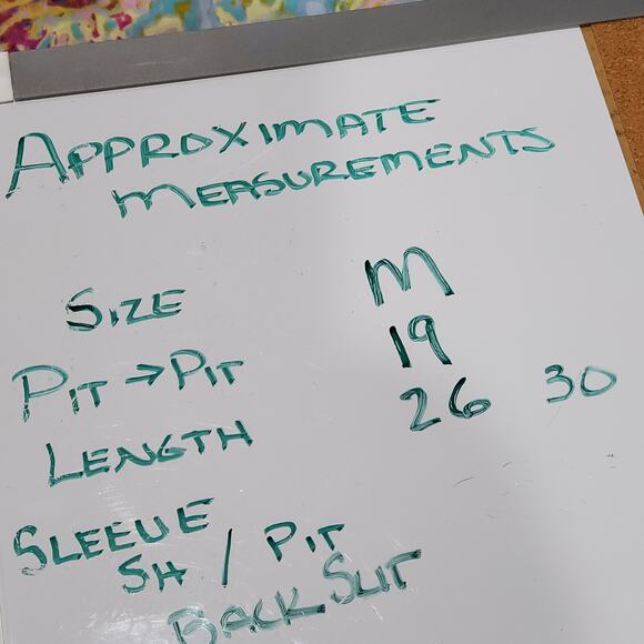 Simply Vera Vera Wang Sheer Multicolor Sleeveless Top Size Medium - Picture 6 of 6